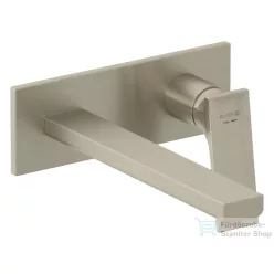   Kludi NOVA DECUS falsík alatti mosdó csaptelep 22 cm-es kifolyóval, alaptest és leeresztő nélkül, szálcsiszolt nikkel 54245N575