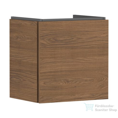 Hansgrohe XILESA E 48x38 cm-es 1 fiókos fali szekrény mosdó nélkül, kasmír tölgy 54247550