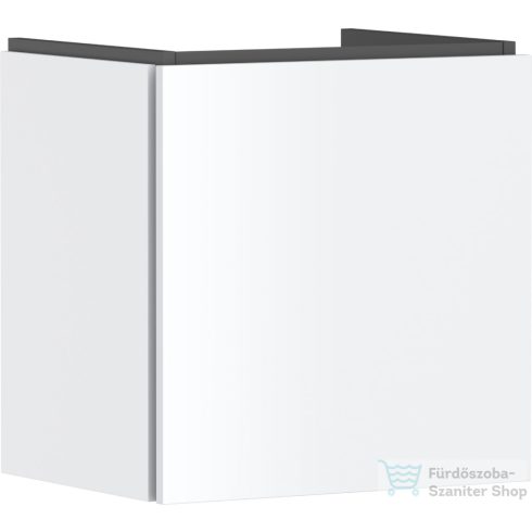 Hansgrohe XILESA E 48x38 cm-es 1 fiókos fali szekrény mosdó nélkül, matt fehér 54247700