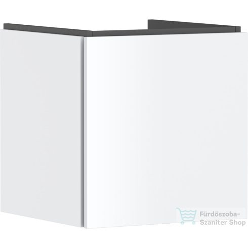 Hansgrohe XILESA E 48x47 cm-es 1 fiókos fali szekrény mosdó nélkül, matt fehér 54249700