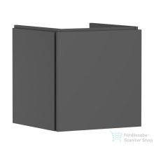   Hansgrohe XILESA E 48x47 cm-es 1 fiókos fali szekrény mosdó nélkül, matt palaszürke 54249760