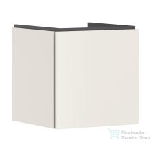   Hansgrohe XILESA E 48x47 cm-es 1 fiókos fali szekrény mosdó nélkül, matt homok 54249780