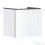 Hansgrohe XILESA E 53x47 cm-es 1 fiókos fali szekrény mosdó nélkül, matt fehér 54251700