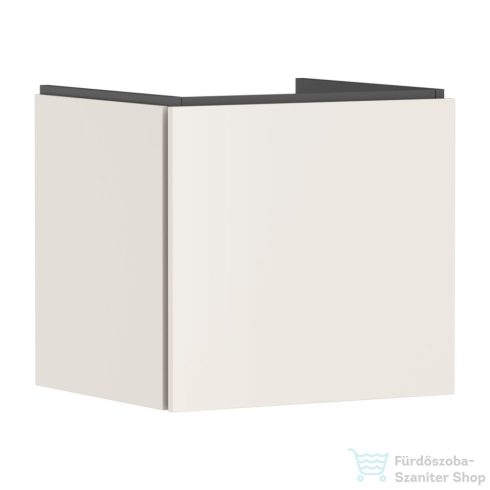 Hansgrohe XILESA E 53x47 cm-es 1 fiókos fali szekrény mosdó nélkül, matt homok 54251780