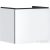 Hansgrohe XILESA E 58x47 cm-es 1 fiókos szekrény, matt fehér 54253700