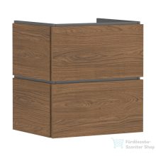   Hansgrohe XILESA E 58x47 cm-es 2 fiókos fali szekrény, kasmír tölgy 54254550