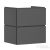 Hansgrohe XILESA E 58x47 cm-es 2 fiókos fali szekrény, matt palaszürke 54254760