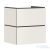 Hansgrohe XILESA E 58x47 cm-es 2 fiókos fali szekrény, matt homok 54254780