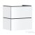 Hansgrohe XILESA E 63x47 cm-es 2 fiókos fali szekrény mosdó nélkül, matt fehér 54256700