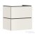 Hansgrohe XILESA E 63x47 cm-es 2 fiókos fali szekrény mosdó nélkül, matt homok 54256780