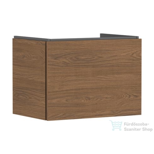 Hansgrohe XILESA E 68x47 cm-es 1 fiókos fali szekrény mosdó nélkül, kasmír tölgy 54257550