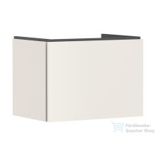   Hansgrohe XILESA E 68x47 cm-es 1 fiókos fali szekrény mosdó nélkül, matt homok 54257780