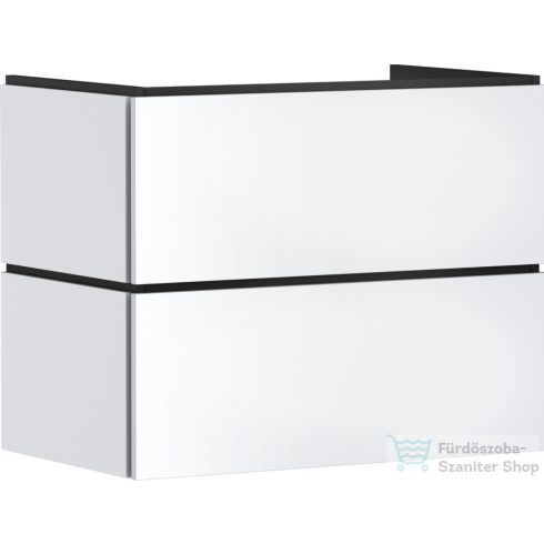 Hansgrohe XILESA E 78x47 cm-es 2 fiókos szekrény, matt fehér 54260700