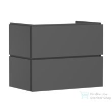   Hansgrohe XILESA E 78x47 cm-es 2 fiókos szekrény, matt palaszürke 54260760