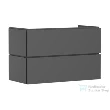   Hansgrohe XILESA E 98x47 cm-es 2 fiókos szekrény, matt palaszürke 54262760