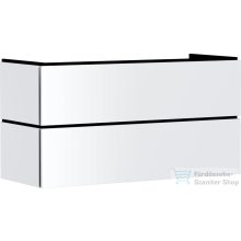   Hansgrohe XILESA E 118x47 cm-es 2 fiókos szekrény, matt fehér 54264700