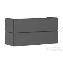   Hansgrohe XILESA E 118x47 cm-es 2 fiókos szekrény, matt palaszürke 54264760