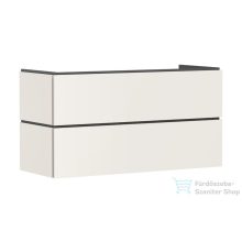  Hansgrohe XILESA E 118x47 cm-es 2 fiókos szekrény, matt homok 54264780