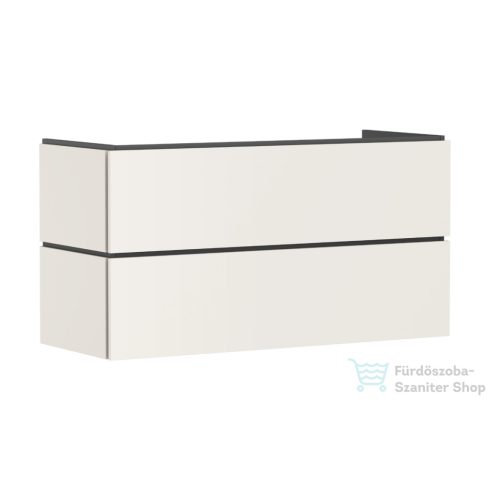 Hansgrohe XILESA E 118x47 cm-es 2 fiókos szekrény, matt homok 54264780