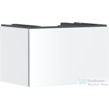   Hansgrohe XILESA E 78x55 cm-es 1 fiókos fali szekrény pult és mosdó nélkül, matt fehér 54265700