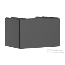   Hansgrohe XILESA E 78x55 cm-es 1 fiókos fali szekrény pult és mosdó nélkül, matt palaszürke 54265760