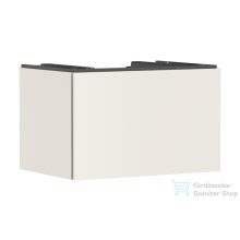   Hansgrohe XILESA E 78x55 cm-es 1 fiókos fali szekrény pult és mosdó nélkül, matt homok 54265780