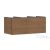 Hansgrohe XILESA E 118x55 cm-es 1 fiókos fali szekrény pult és mosdó nélkül, kasmír tölgy 54267550