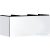 Hansgrohe XILESA E 118x55 cm-es 1 fiókos fali szekrény pult és mosdó nélkül, matt fehér 54267700