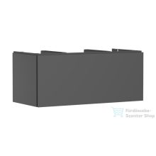   Hansgrohe XILESA E 118x55 cm-es 1 fiókos fali szekrény pult és mosdó nélkül, matt palaszürke 54267760