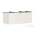 Hansgrohe XILESA E 118x55 cm-es 1 fiókos fali szekrény pult és mosdó nélkül, matt homok 54267780