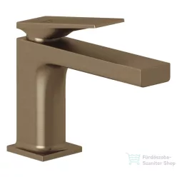   Kludi DECUS 85 Ecoplus hidegindításos mosdó csaptelep push-open leeresztővel, szálcsiszolt bronz 54267N175