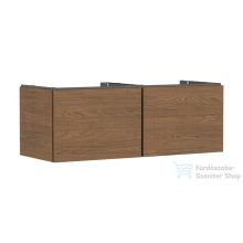   Hansgrohe XILESA E 137,5x55 cm-es, 2 fiókos, fali mosdótartó szekrény pulthoz, kasmír tölgy 54268550