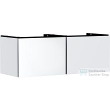   Hansgrohe XILESA E 137,5x55 cm-es, 2 fiókos, fali mosdótartó szekrény pulthoz, matt fehér 54268700