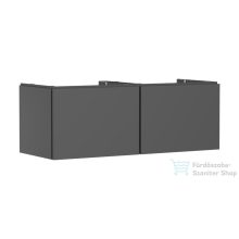   Hansgrohe XILESA E 137,5x55 cm-es, 2 fiókos, fali mosdótartó szekrény pulthoz, matt palaszürke 54268760