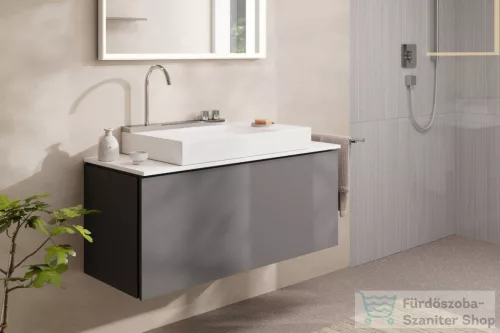 Hansgrohe XILESA E 118x55 cm-es mosdópult, matt fehér 54271700