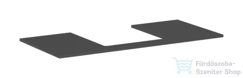 Hansgrohe XILESA E 118x55 cm-es mosdópult, matt palaszürke 54271760