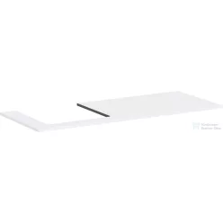   Hansgrohe XILESA E 137,5x55 cm-es mosdópult bal oldali kivágással, matt fehér 54272700