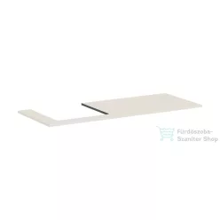   Hansgrohe XILESA E 137,5x55 cm-es mosdópult bal oldali kivágással, matt homok 54272780