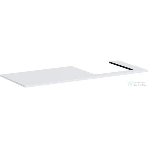 Hansgrohe XILESA E 137,5x55 cm-es mosdópult jobb oldali kivágással, matt fehér 54273700