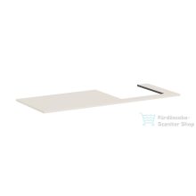   Hansgrohe XILESA E 137,5x55 cm-es mosdópult jobb oldali kivágással, matt homok 54273780