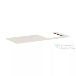   Hansgrohe XILESA E 137,5x55 cm-es mosdópult jobb oldali kivágással, matt homok 54273780