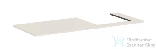 Hansgrohe XILESA E 137,5x55 cm-es mosdópult jobb oldali kivágással, matt homok 54273780