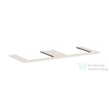   Hansgrohe XILESA E 137,5x55 cm-es mosdópult két kivágással, ráültetett mosdóhoz, matt homok 54274780