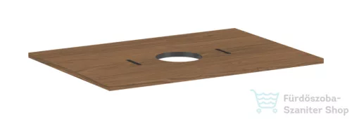 Hansgrohe XILESA E 78x55 cm-es mosdópult csaplyuk nélküli mosdóhoz, kasmír tölgy 54275550