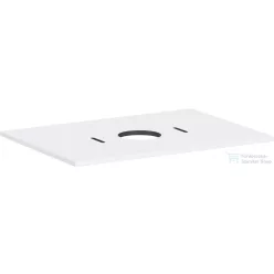   Hansgrohe XILESA E 78x55 cm-es mosdópult csaplyuk nélküli mosdóhoz, matt fehér 54275700