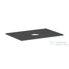   Hansgrohe XILESA E 78x55 cm-es mosdópult csaplyuk nélküli mosdóhoz, matt palaszürke 54275760