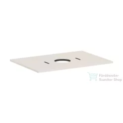   Hansgrohe XILESA E 78x55 cm-es mosdópult csaplyuk nélküli mosdóhoz, matt homok 54275780