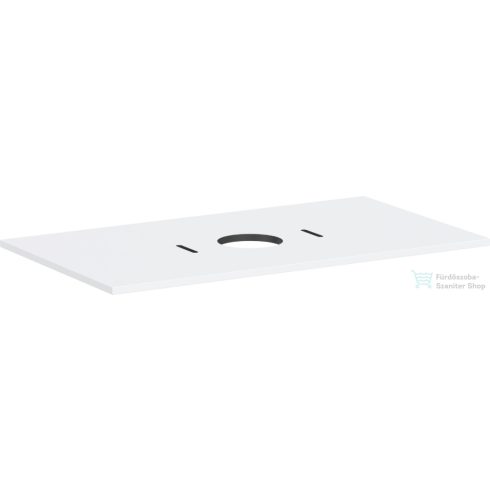 Hansgrohe XILESA E 98x55 cm-es mosdópult csaplyuk nélküli mosdóhoz, matt fehér 54276700