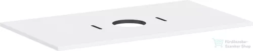 Hansgrohe XILESA E 98x55 cm-es mosdópult csaplyuk nélküli mosdóhoz, matt fehér 54276700