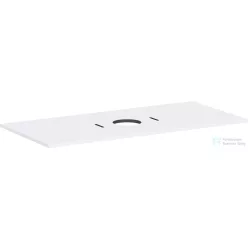   Hansgrohe XILESA E 118x55 cm-es mosdópult csaplyuk nélküli mosdóhoz, matt fehér 54277700